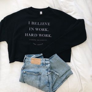 Auburn Creed Cropped Sweatshirt